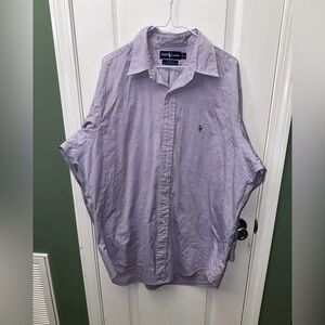 Ralph Lauren Yarmouth Shirt Mens 17-33 Long Sleeve Button Down‎ Dress Casual